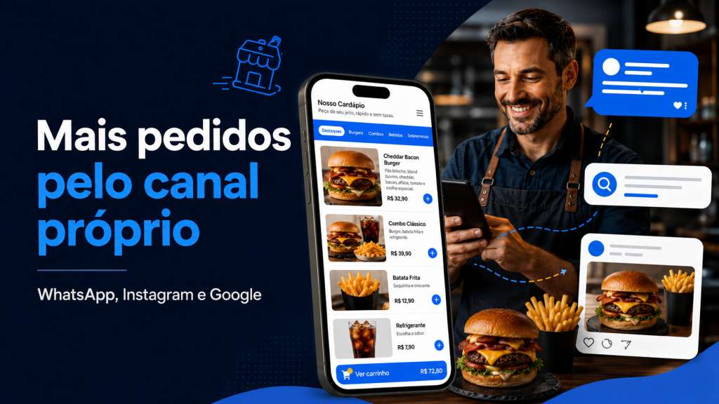 Mais pedidos pelo canal próprio