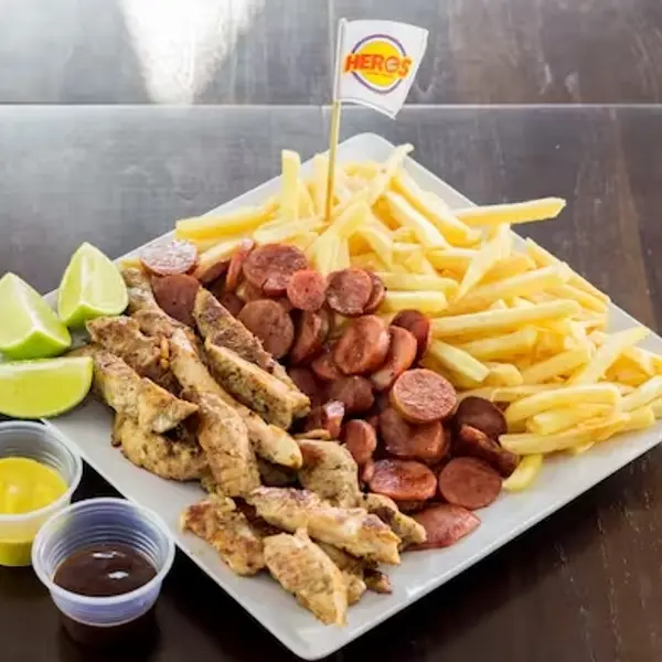 Box de Batata + Frango + Calabresa (médio)