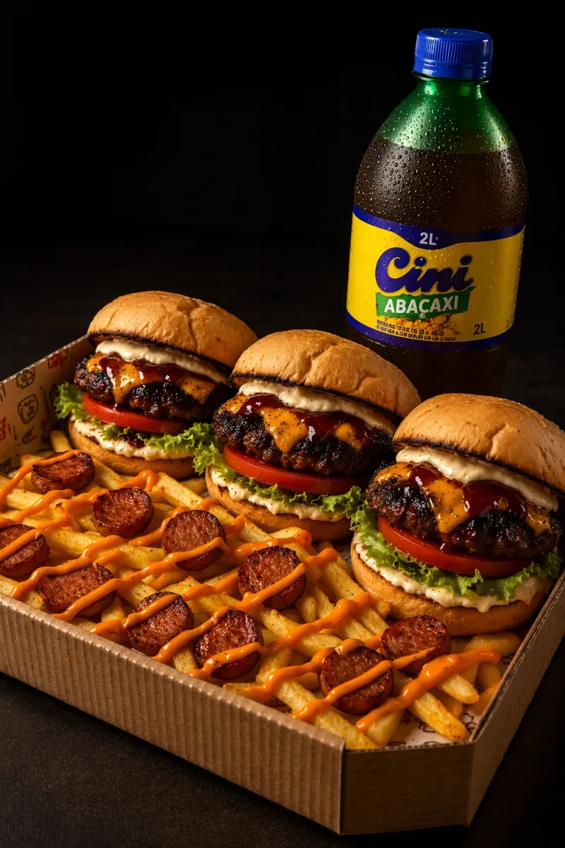 Combo 02 - 3 Hero's Salada + Fritas Especial + Refrigerante